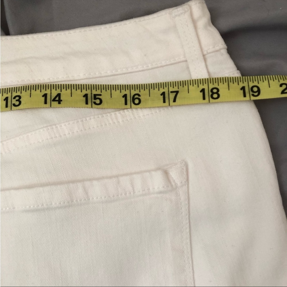 Nine West Gramercy Skinny Ankle Jeans 16 White - Picture 5 of 6